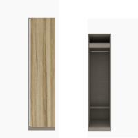 Koncept Furniture ตู้เสื้อผ้า ราวแขวนโล่ง OP-J (หน้าบานเปิดขวา) ขนาด 50 ซม. สีไม้อ่อน รุ่น BLOX 19215015
