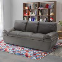 Koncept Furniture โซฟาหนังแท้ 3 ที่นั่ง สีน้ำตาล 210x94x93 ซม. รุ่น CONLA 19063404