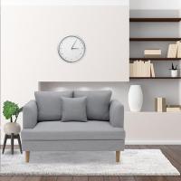 Koncept Furniture โซฟา 2 ที่นั่ง สีเทาอ่อน รุ่น RAYA 19212566