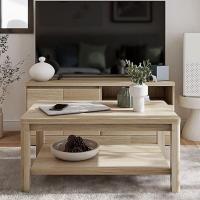 ราคา Koncept Furniture โต๊ะกลางไม้ล้วน สีไม้อ่อน รุ่น TIMBUR 19215559