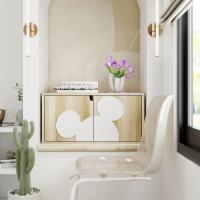 ราคา Koncept Furniture กล่องอเนกประสงค์ Disney สีน้ำตาลอ่อน รุ่น DISNEY MICKEYCUBE-G 19216307