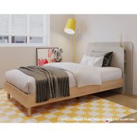 Koncept Furniture เตียง 3.5 ฟุต สีลินด์เบิร์ก เทาอ่อน รุ่น BROOKER 19225685