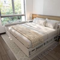 Koncept Furniture เตียง 5 ฟุต KC-PLAY สีขาว รุ่น FANTASY 19210761