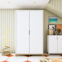 Koncept Furniture ตู้ผ้าบานเปิด KC-PLAY สีขาว-ลินเบิร์ก รุ่น DRESSI 19206425