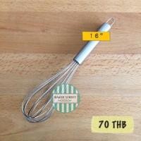 ราคา ตะกร้อตีไข่สแตนเลส whisk 16 (548)