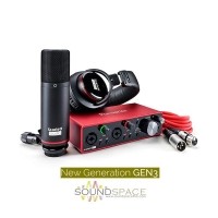 ราคา ชุดอุปกรณ์บันทึกเสียง Focusrite Scarlett 2i2 Studio (Gen3) Pack