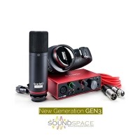 ราคา ชุดอุปกรณ์บันทึกเสียง Focusrite Scarlett Solo Studio (Gen3) Pack