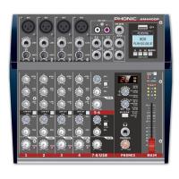 ราคา PHONIC AM440DP 4-mic/Line 4-stereo Compact Mixer with EFX and USB player