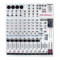 ราคา PHONIC AM 442D USB มิกเซอร์ 4 Mic/Line 4 Stereo 2 Group Mixer with DFX