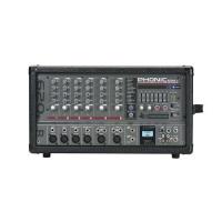 ราคา PHONIC Powerpod 620 R เพาร์เวร์มิกเซอร์ 200W 6-Channel Powered Mixer with USB Recorder + Player