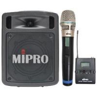 ราคา MIPRO MA-303DU/ACT-30H ตู้ลำโพงอเนกประสงค์ ไมค์ถือ+หนีบ Portable PA 5" 60W
