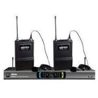 ราคา MIPRO MR-823III/MT-801a/MT-801a ไมโครโฟนไร้สายแบบหนีบเสื้อ Laviear Dual Ch.wireless microphone.,UHF.