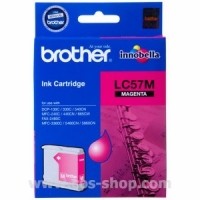 ราคา BROTHER LC-57M ตลับหมึกอิงค์เจ็ท สีแดง