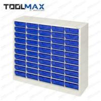 ราคา TOOLMAX ตู้ใส่กล่องอะไหล่แบบแบ่งช่องได้ - ตู้สีครีม กล่องสีน้ำเงิน CBL0510N