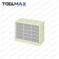 ราคา TOOLMAX ตู้ใส่กล่องอะไหล่แบบแบ่งช่องได้ - ตู้สีครีม กล่องใส CBL0305N