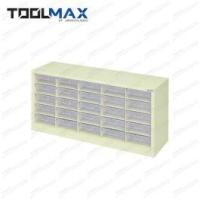 ราคา TOOLMAX ตู้ใส่กล่องอะไหล่แบบแบ่งช่องได้ - ตู้สีครีม กล่องใส CBL0505N