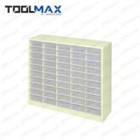 ราคา TOOLMAX ตู้ใส่กล่องอะไหล่แบบแบ่งช่องได้ - ตู้สีครีม กล่องใส CBL0510N