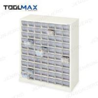 ราคา TOOLMAX ตู้ใส่กล่องอะไหล่แบบแบ่งช่องได้ - ตู้สีครีม กล่องใส CB0710N