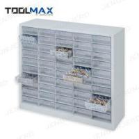 ราคา TOOLMAX ตู้ใส่กล่องอะไหล่แบบแบ่งช่องได้ - ตู้สีเทา กล่องใส CBL0510N