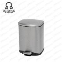 ราคา OCTOPUS จำหน่าย ถังขยะ ถังขยะแบบเหยียบ ถังขยะสแตนเลส ถังขยะสเตนเลส แบบเท้าเหยียบ ทรง D 6 ลิตร SBD-06E - เจนสโตร์ (H050500019)