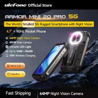ราคา Ulefone Armor Mini 20 Pro 5G สมาร์ทโฟนหน้าจอ 4.7 นิ้ว กล้องถ่ายภาพกลางคืน 64MP ไฟ LED อเนกประสงค์ ระบบปฏิบัติการ Android 14 แรม 6200mAh 16GB（8+8）รอม 256GB โทรศัพท์มือถือ 33W (1005007815455809)