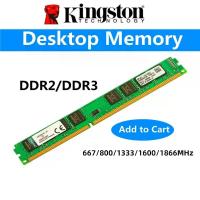 ราคา Kingston หน่วยความจํา PC RAM PC2 DDR2 2GB 800Mhz 667MHz PC3 DDR3 4GB 8GB 1333MHZ 1600MHZ 1866MHz ddr3 RAM เดสก์ท็อปหน่วยความจํารุ่น (1005006042280978)