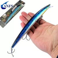 ราคา ANFS 1 PC 3D Bionic Minnow Fishing Lure-18 ซม./7.09in เหยื่อ Hard ประดิษฐ์ด้วยเลเซอร์ตาและ TREBLE Hook (1005006861701783)