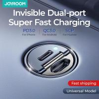 ราคา Joyroom 30W ดึงแหวน Car Charger USB Type-C Dual Fast พอร์ต Fast ชาร์จ Mini Car ชาร์จโทรศัพท์อะแดปเตอร์รถอุปกรณ์เสริม PD QC (1005006448332405)
