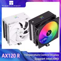 ราคา Thermalright AX120-R 4 ท่อความร้อน CPU Cooler ARGB PWM Professional จอแสดงผลดิจิตอลหม้อน้ําสําหรับ LGA1851/1700/115X/1200 AMD AM5 (1005008933943298)