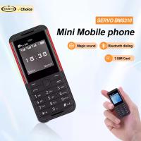 ราคา SERVO BM5310 Mini โทรศัพท์มือถือ 3 ซิมสแตนด์บาย Speed Dial Call Recorder Magic Voice Bluetooth Dialer FM 2G Super โทรศัพท์มือถือขนาดเล็ก (1005008977617590)