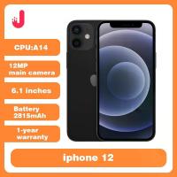 ราคา ปลดล็อค iPhone 12 5G LTE 6.1 ''4GB และ 64/128GB IOS A14 Bionic Face ID โทรศัพท์มือถือ iphone12 (1005004491900154)