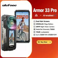 ราคา 【ใหม่ปี 2025】Ulefone Armor 33 Pro 5G สมาร์ทโฟน Android ทนทาน หน้าจอคู่ 25500 mAh รอม 512GB 120Hz NFC MTK Dimensity 7300X (1005009554602321)