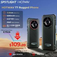 ราคา [World Premeire] HOTWAV T7สมาร์ทโฟนที่ทนทาน 6.52 ''HD + Ultra Thin 6280MAhแบตเตอรี่โทรศัพท์มือถือ 21MPด้านหลังAndroid 13 โทรศัพท์มือถือ (1005006583524595)