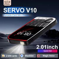 ราคา โทรศัพท์มือถือขนาดเล็ก SERVO V10 รองรับ 2 ซิมการ์ด โทรเร็ว ฟังก์ชั่นแบล็คไลส์ต ไฟฉาย เสียงแปลงเสียง Magic Voice หน้าจอ 2.01 นิ้ว รองรับ 2G GSM โทรศัพท์แบบปุ่มกด ช่องเสียบ Type-C (1005009834296411)