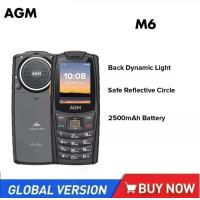 ราคา AGM M6 IP68 ปุ่มกดโทรศัพท์ 4G ปลดล็อกโทรศัพท์มือถือ 2500mAh โทรศัพท์ Dual SIM คุณลักษณะโทรศัพท์สําหรับอาวุโสรัสเซียรุ่น (1005007929447547)
