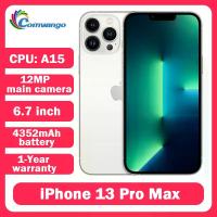 ราคา iPhone 13 Pro Max 6.7 นิ้ว OLED 128GB 256GB ROM A15 IOS Face ID 5G ปลดล็อคแล้ว โทรศัพท์มือถือ iphone 13pro max (1005010168076757)