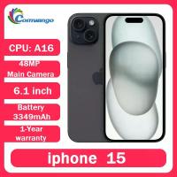 ราคา iPhone 15 ของแท้จาก Apple รองรับซิมฟิสิคอล RAM 6GB ROM 128GB/256GB ระบบปฏิบัติการ iOS หน้าจอ OLED 6.1 นิ้ว รองรับ Face ID และ NFC ชิปเซ็ต A16 มือสอง (1005010218300207)