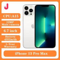 ราคา ปลดล็อค Apple iPhone 13 Pro Max 6.7 "OLED 128GB 256GB ROM A15 IOS Face ID 5G โทรศัพท์มือถือ iPhone 13 PRO MAX (1005008359641667)