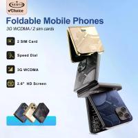 ราคา โทรศัพท์มือถือแบบพับได้ SERVO Flilo9 รองรับสองซิม โทรด่วน บันทึกการโทร รายการดำ 3G WCDMA หน้าจอ 2.6 นิ้ว โทรศัพท์มือถือแบบกดปุ่ม วิทยุ FM (1005010218858034)