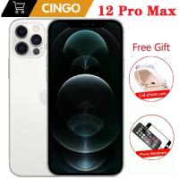 ราคา iPhone 12 Pro Max 6.7 นิ้ว 128GB 256GB ROM ชิป A14 Bionic ระบบปฏิบัติการ iOS เครื่องแท้ปลดล็อคแล้ว โทรศัพท์มือถือ Apple Max มือสอง (1005010185798893)