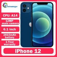 ราคา Apple iPhone 12 64GB/128GB 5G Face ID NFC 6.1 นิ้ว Super Retina OLED A14 IOS ของแท้ ปลดล็อคแล้ว iphone12 (1005010171681292)