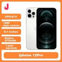 ราคา iPhone 12 proปลดล็อกสมาร์ทโฟน 128GB/256GB ROM 6.1 'จอแสดงผลOLED A14 BionicชิปFace ID 12MP Tripleกล้องโทรศัพท์มือถือ (1005008904170872)