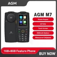 ราคา โทรศัพท์มือถือ NEW AGM M7 รุ่น Feature Phone รองรับ 4G ระบบปฏิบัติการ Android กันน้ำ หน้าจอสัมผัส แบตเตอรี่ 2500mAh รองรับภาษาอังกฤษและภาษารัสเซีย โทรศัพท์แบบปุ่มกด ทนทาน (1005004984111686)