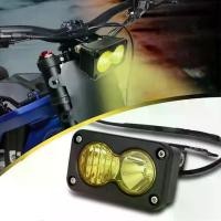 ราคา ไฟสปอร์ตไลท์ติดรถยนต์ขนาด 3 นิ้ว สีขาวเหลือง LED สำหรับรถมอเตอร์ไซค์ รถกระบะ รถออฟโรด ติดตั้งบนหลังคา แร็คสัมภาระ U3O8 (1005009876246901)