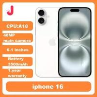 ราคา Apple iPhone 16 สมาร์ทโฟนแบบสองซิม ความจุ 128GB/256GB หน้าจอ 6.1 นิ้ว Super Retina XDR OLED ชิป A18 ระบบ Face ID เครื่องแท้ปลดล็อคแล้ว มือสอง (1005010255961561)