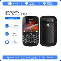 ราคา Blackberry 9900 Refurbished-Original Blackberry 9900 โทรศัพท์มือถือ 3G QWERTY + หน้าจอสัมผัส 2.8 'WiFi GPS 5.0MP 8GB ROM blackberry (33012003996)
