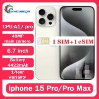 ราคา iPhone 15 Pro/Pro Max ของแท้ รองรับซิมฟิสิคอล หน้าจอ OLED 6.1 นิ้ว ชิป A17Pro แรม 8GB ความจุ 128/256/512GB รองรับ Face ID และ NFC มือสอง (1005010226136851)