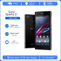 ราคา Sony Xperia Z1 C6903 รีเฟอร์บิช ของแท้ ปลดล็อคแล้ว Ericsson Xperia กล้อง 20MP หน้าจอ 5.0 นิ้ว โทรศัพท์มือถือ WIFI ระบบ Android (1005011582843931)