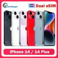 ราคา Apple iPhone 14 / 14 Plus แรม 6GB ความจุ 128/256GB รุ่น US รองรับ Dual eSIM หน้าจอ OLED Face ID NFC ชิปเซ็ต A15 รองรับ 5G โทรศัพท์มือถือ iphone14 14plus (1005010188030624)