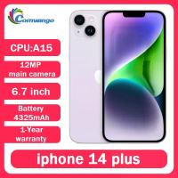 ราคา โทรศัพท์มือถือ Apple iPhone 14 Plus ของแท้ ความจุ 128GB/256GB แรม 6GB หน้าจอ 6.7 นิ้ว รองรับ 1 ซิม จอ OLED ระบบสแกนใบหน้า Face ID รองรับ NFC ชิปเซ็ต A15 รองรับ 5G สภาพ 98% ใหม่ (1005010192672973)